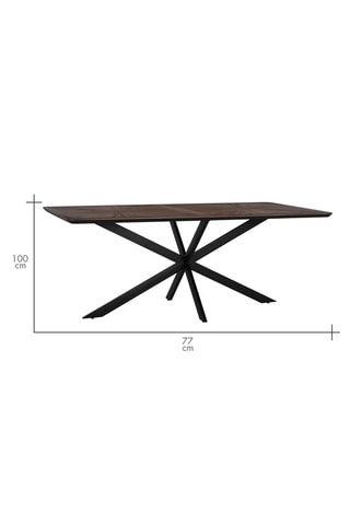 Table en teck - 200 x 100 x 77 cm