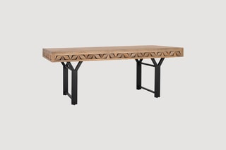 Table à manger en manguier - 200 x 77 x 100 cm