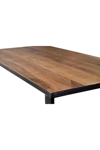 Table à manger - Naturel et noir