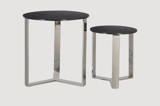 2 tables gigognes - 35 x 41 x 35 / 50 x 52 x 50 cm
