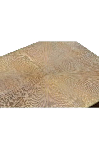 2 tables gigognes - Doré et noir