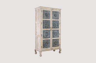 Armoire 2 portes en manguier - 97 x 180 x 46 cm