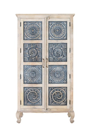 Armoire 2 portes en manguier - 97 x 180 x 46 cm