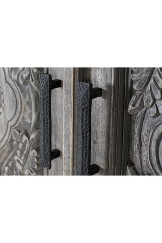 Armoire 2 portes en manguier massif - 100 x 196 x 42 cm