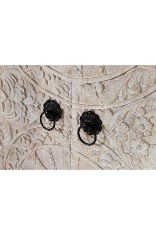 Armoire 2 portes en manguier - 90 x 166 x 40 cm