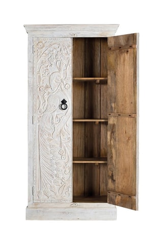 Armoire 2 portes en manguier - 90 x 183 x 40 cm