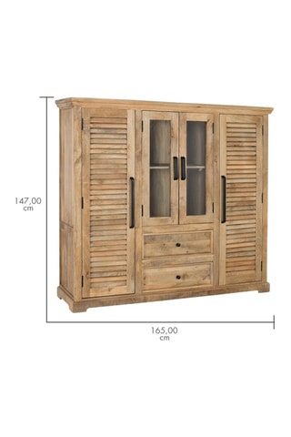 Armoire 4 portes - Naturel