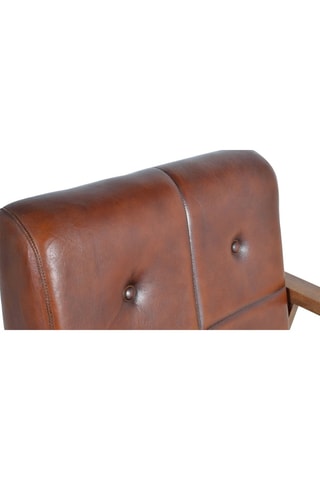 Fauteuil - Marron et naturel