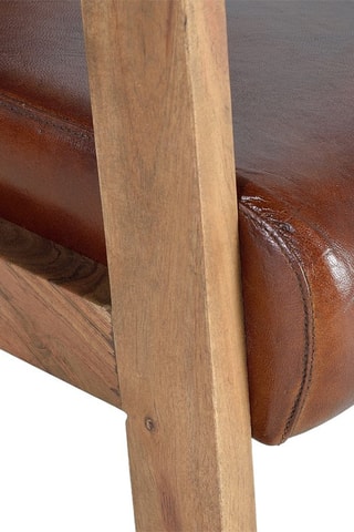 Fauteuil - Marron et naturel