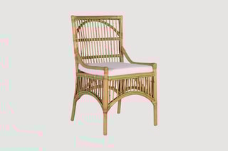 2 chaises en rotin - 53 x 58 x 92 cm
