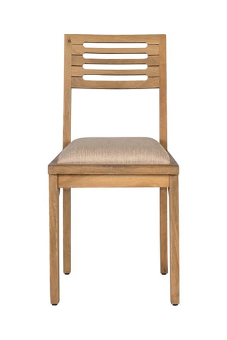 2 chaises en manguier massif - 48 x 88 x 55 cm