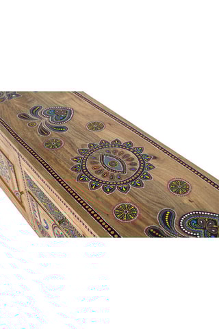 Meuble TV 2 portes - Marron