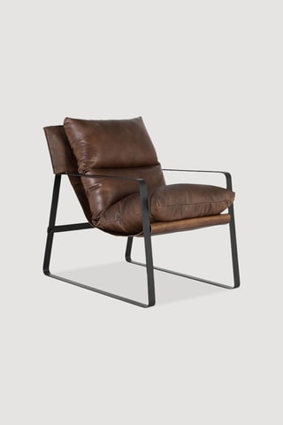 Fauteuil Marron et noir