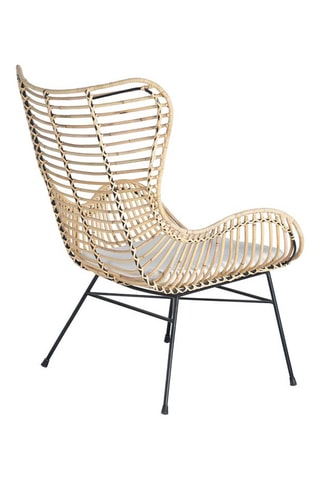 2 fauteuils - Naturel et noir