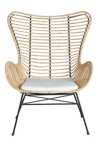 2 fauteuils - Naturel et noir