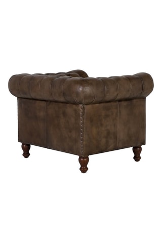 Fauteuil - Marron - En cuir