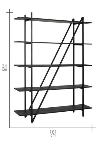 Bibliothèque - 140 x 181 x 34 cm