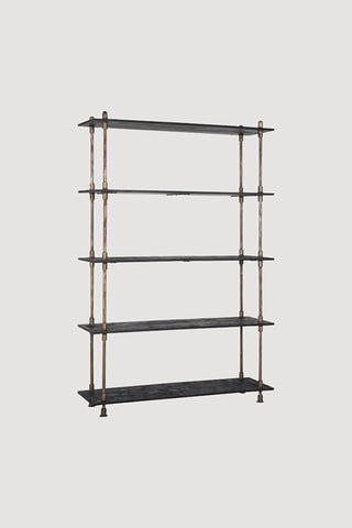 Bibliothèque en bois - 181 x 120 x 35 cm