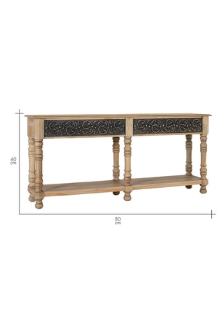 Console en manguier - 180 x 80 x 40 cm