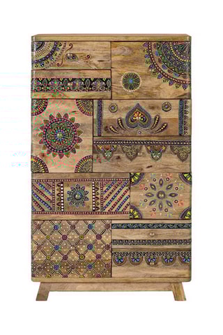 Commode 11 tiroirs - Naturel