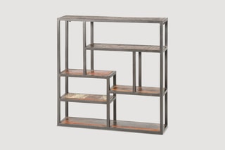 Etagère murale - Naturel et noir