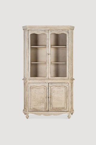 Vitrine 4 portes - Beige