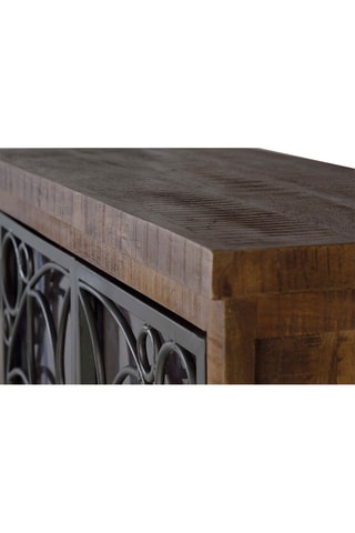 Buffet 2 portes Noir et marron