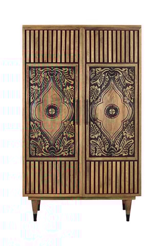 Buffet 2 portes en manguier - 150 x 90 x 43 cm