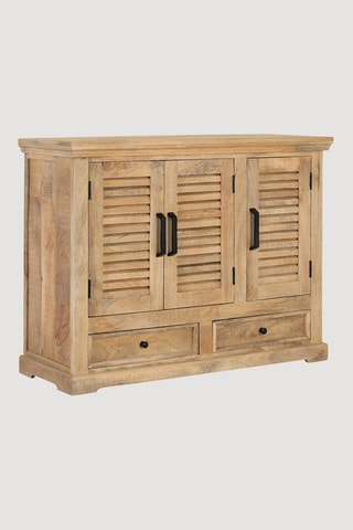 Buffet 3 portes en manguier - 120 x 180 x 40 cm