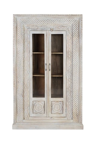Armoire 2 portes en manguier - 110 x 180 x 40 cm