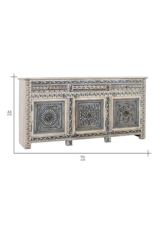Buffet 3 portes en manguier - 190 x 96 x 44 cm