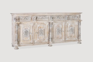 Buffet 4 portes - Blanc