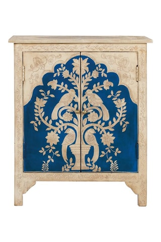 Buffet 2 portes en manguier - 66 x 76 x 33 cm