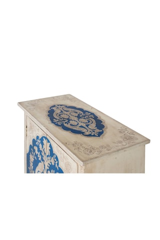 Buffet 2 portes en manguier - 66 x 76 x 33 cm