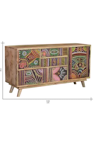 Buffet 1 porte - Multicolore