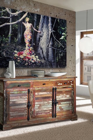 Buffet 3 portes - Naturel