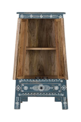 Buffet 2 portes - Bleu et blanc