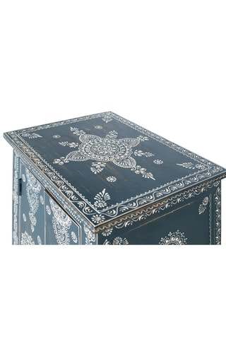 Buffet 2 portes - Bleu et blanc