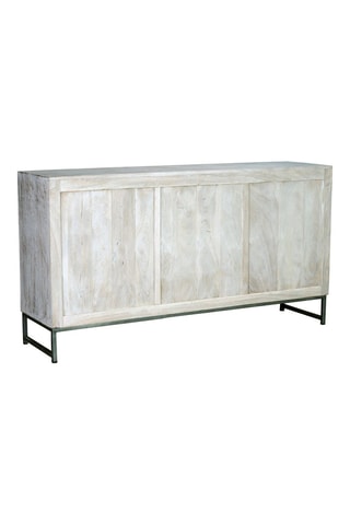 Buffet 2 portes - Blanc vieilli