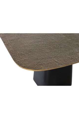 Table basse - Bronze et noir