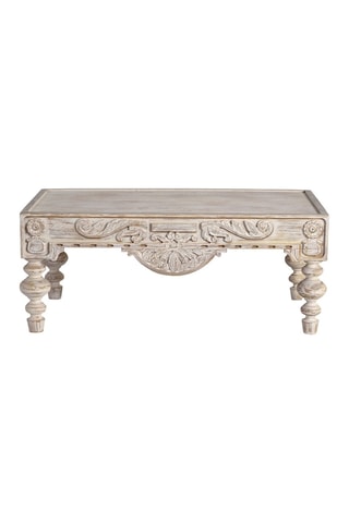 Table basse - Blanc vieilli