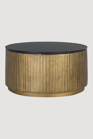 Table basse - Noir et bronze