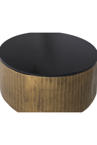 Table basse - Noir et bronze