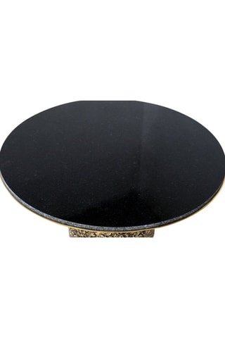 Table basse -  Gris et doré