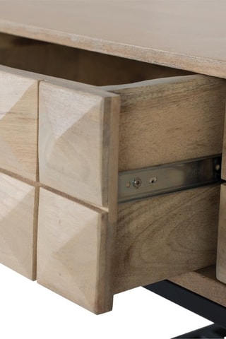 Table basse en manguier - 46 x 120 x 60 cm