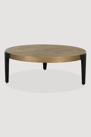 Table basse -  Doré et noir