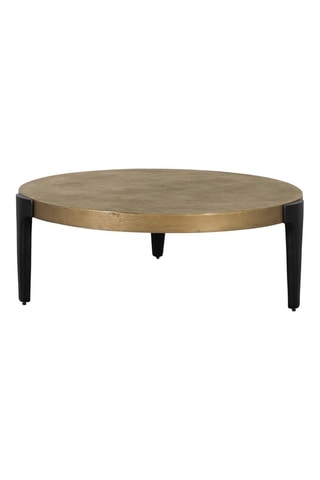 Table basse -  Doré et noir