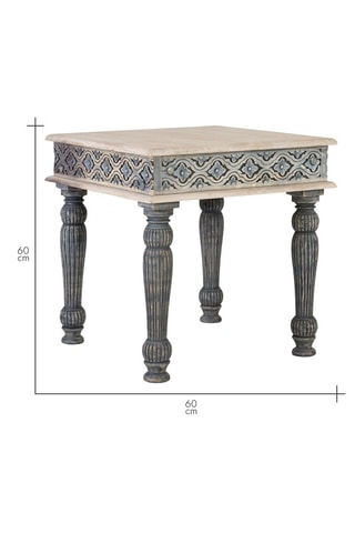 Table basse en manguier - 60 x 60 x 60 cm