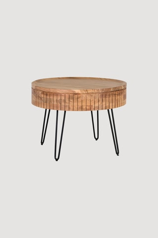 Table basse en manguier - 70 x 51 x 70 cm