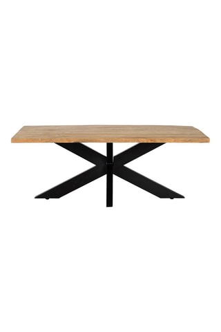 Table basse en manguier massif et bois d’acacia - 120 x 46 x 70 cm